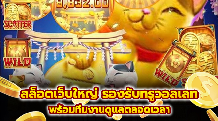 สล็อตเว็บใหญ่ รองรับทรูวอลเลท